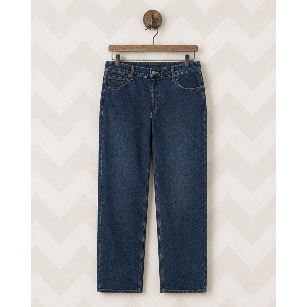 Old Navy‎ Men's loose Fit Jeans w/Flex - Dark Blue 38x32 NWT
